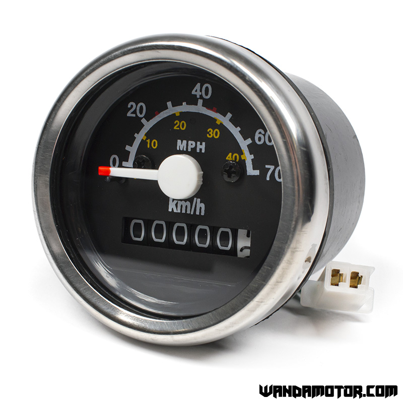 #03 Monkey speedometer 70 km/h black